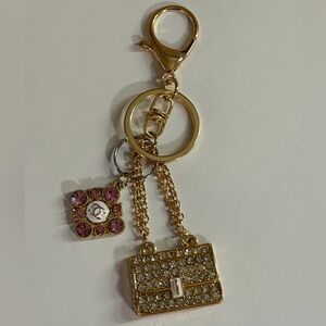 🤍🩷NEW🤍🩷 Gold and Pink Keychain Charm